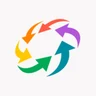 Ace Stream app icon: six colored arrows forming a ring on a white background