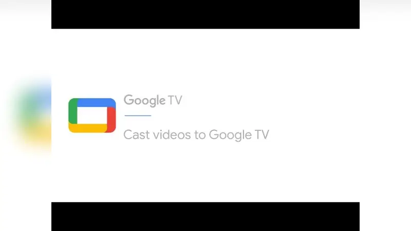 YouTube thumbnail showing how to cast videos to Google TV from a phone