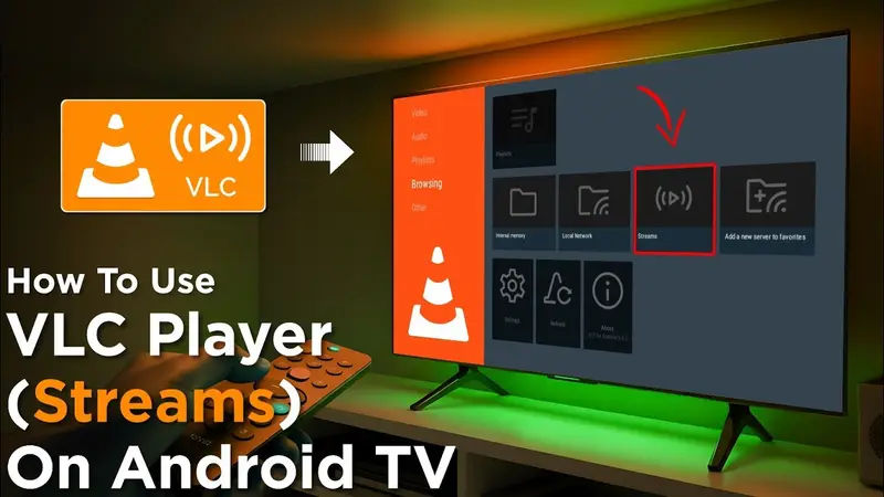 YouTube thumbnail about using a VLC based player for streams on Android TV